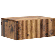 Noćni ormarić za montažu na zid Staro drvo 49 x 34,5 x 20 cm