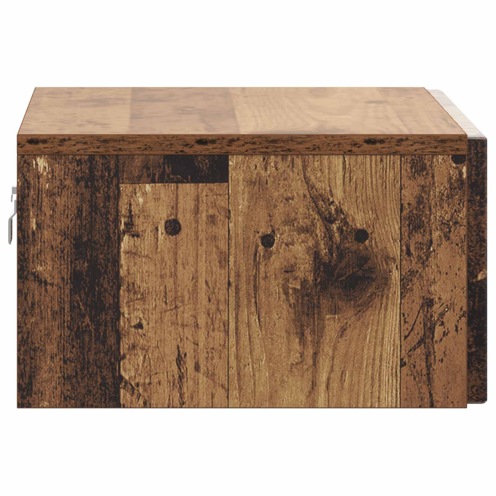 Noćni ormarić za montažu na zid Staro drvo 49 x 34,5 x 20 cm