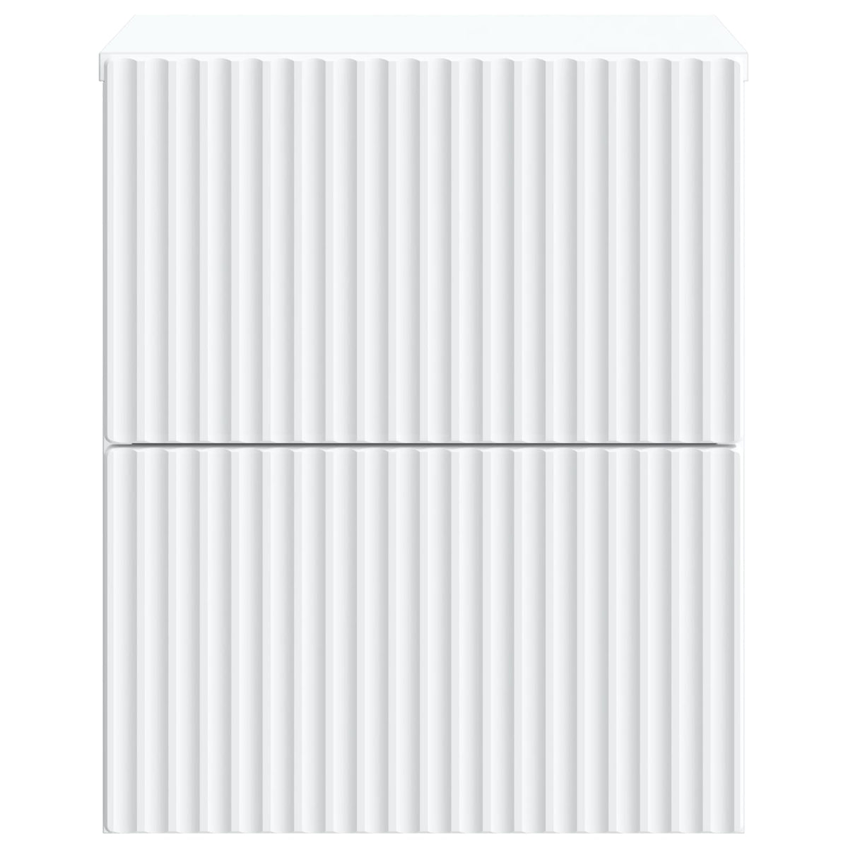 Noćni ormarić za montažu na zid 2 pcs Bijela 33 x 34,5 x 40 cm