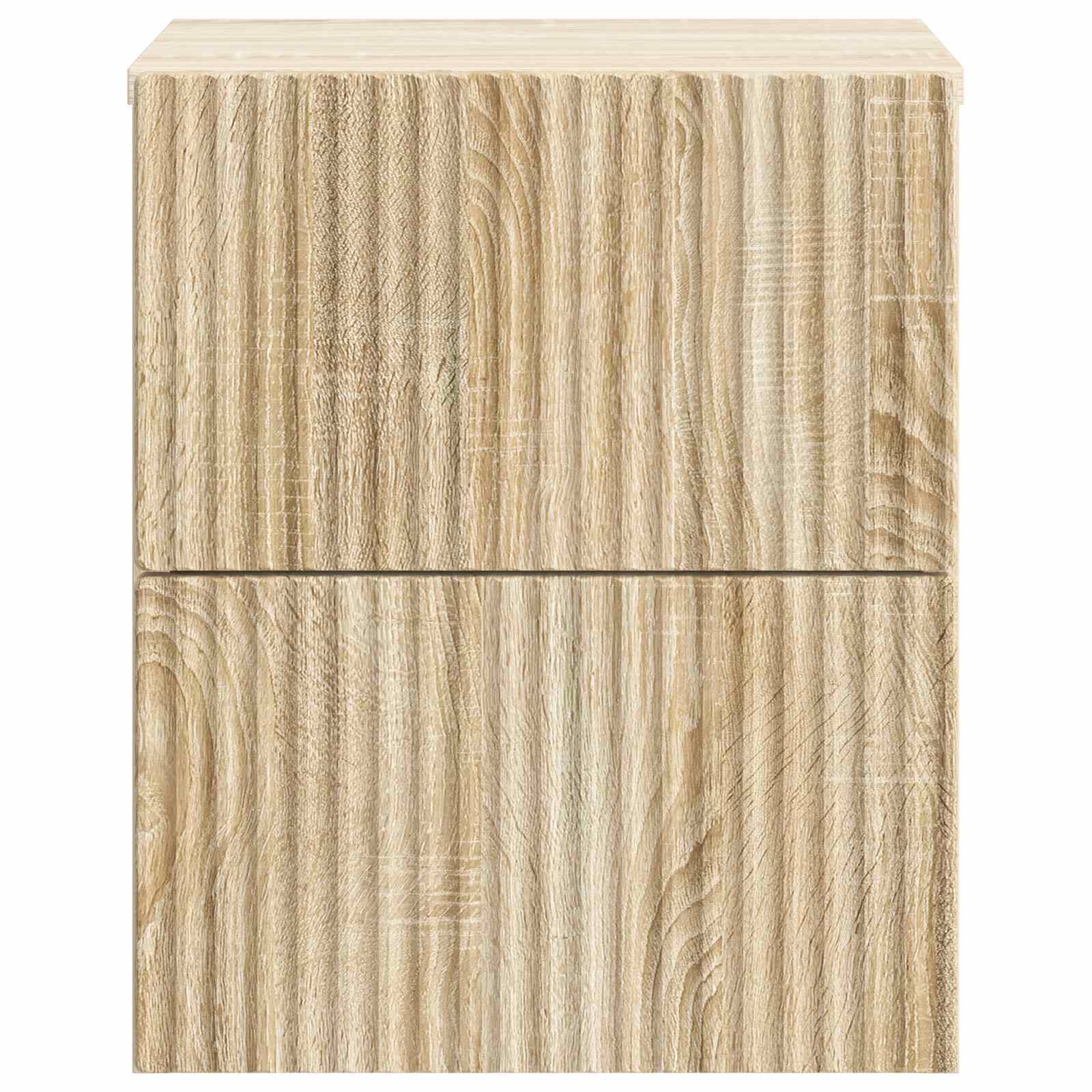 Noćni ormarić za montažu na zid Hrast sonoma 33 x 34,5 x 40 cm
