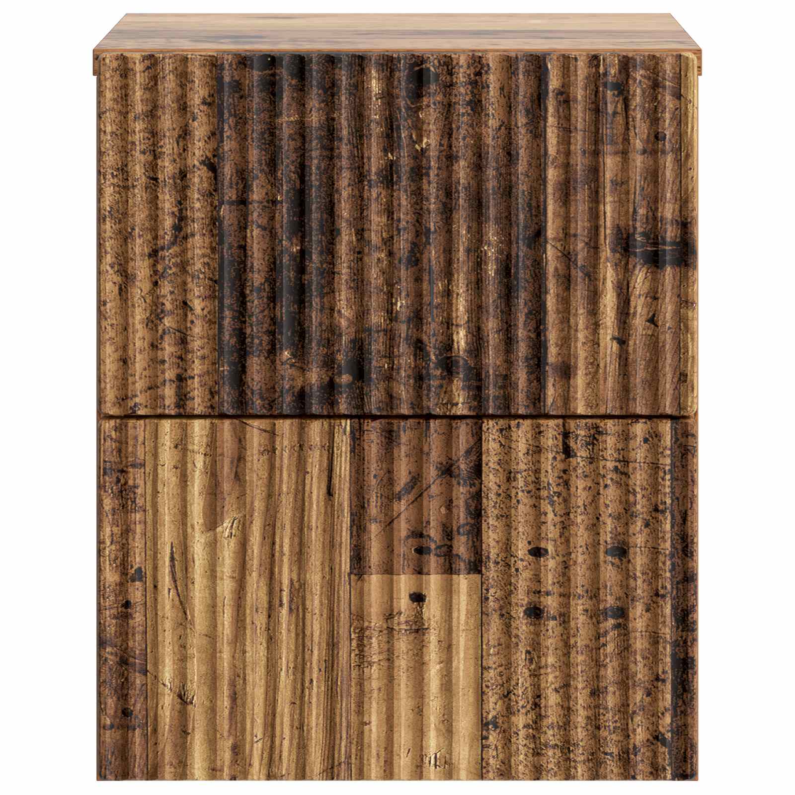 Noćni ormarić za montažu na zid Staro drvo 33 x 34,5 x 40 cm