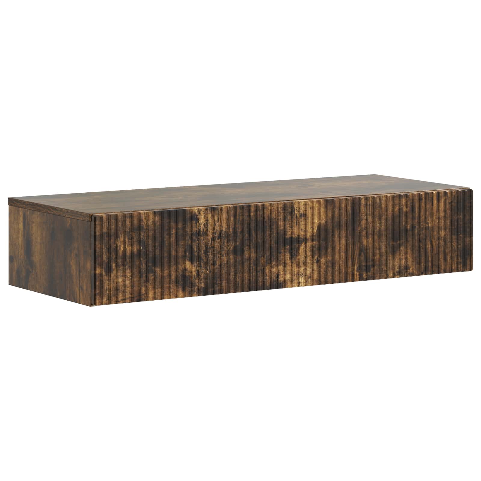 Stolna montirana na zid Dimljeni hrast 87,5 x 34,5 x 17 cm