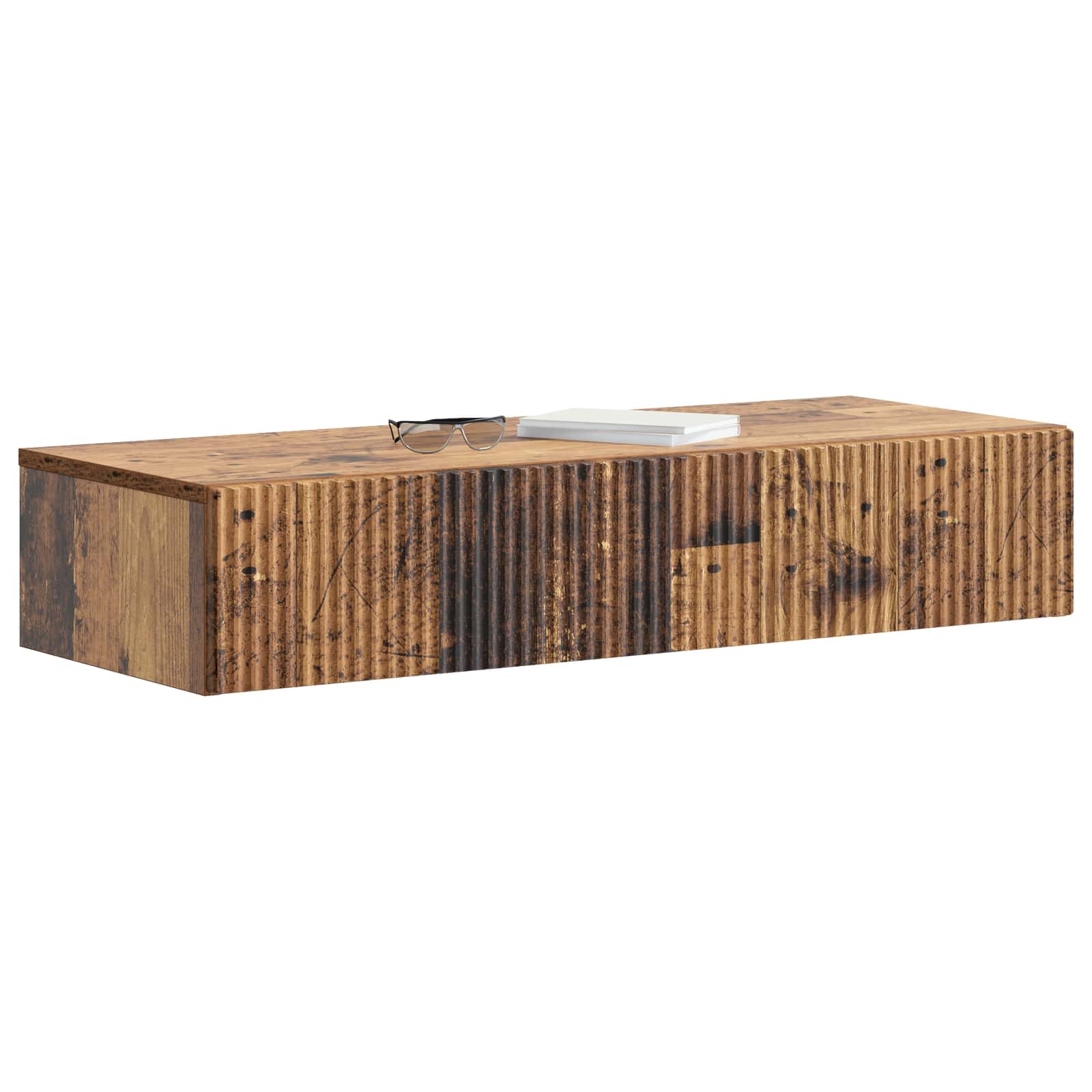 Stolna montirana na zid Staro drvo 87,5 x 34,5 x 17 cm