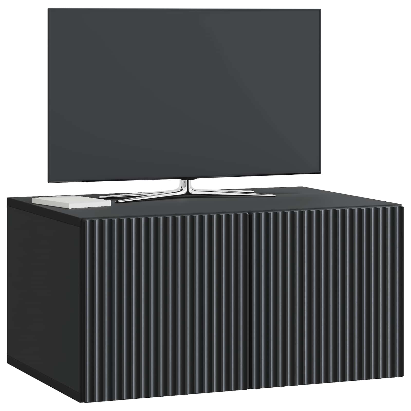 TV ormar za zid Zidne Crna 59,5 x 41 x 30 cm Konstruirano drvo