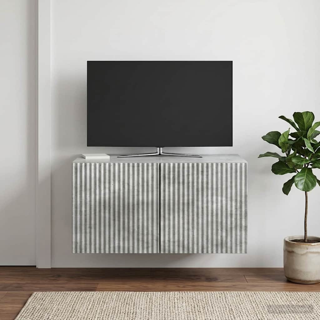 TV ormar za zid Zidne Betonska siva 59,5 x 41 x 30 cm