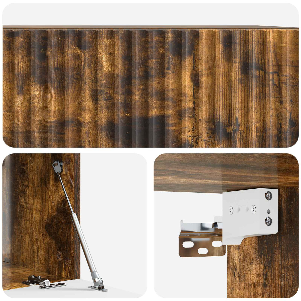 TV ormar za zid 59,5 x 41 x 30 cm Dimljeni hrast