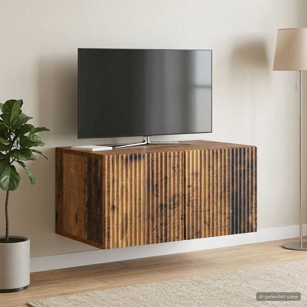 TV ormar za zid Staro drvo 59,5 x 41 x 30 cm Konstruirano drvo