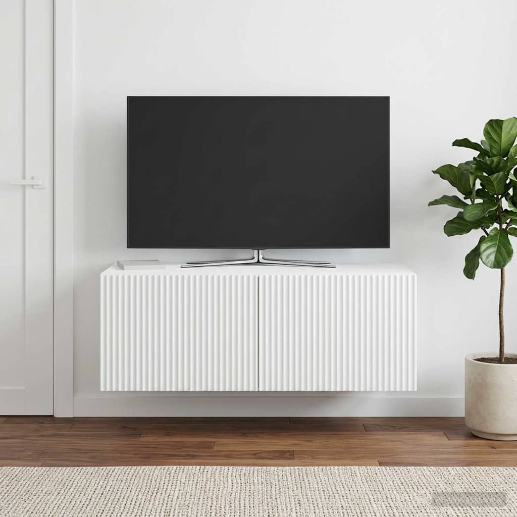 TV ormar za zid Bijela 78,5 x 41 x 30 cm Konstruirano drvo