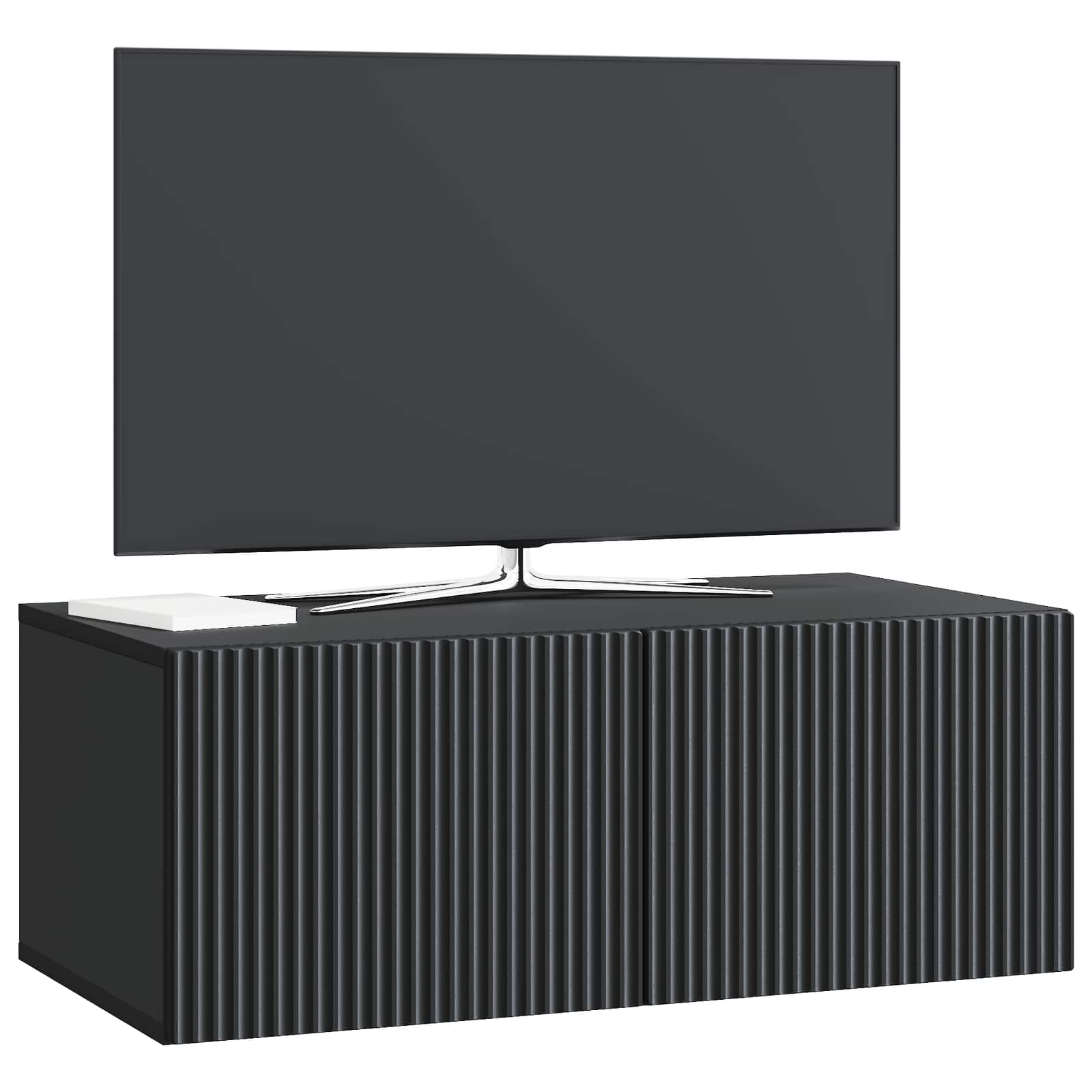 TV ormar za zid Zidne Crna 78,5 x 41 x 30 cm Konstruirano drvo