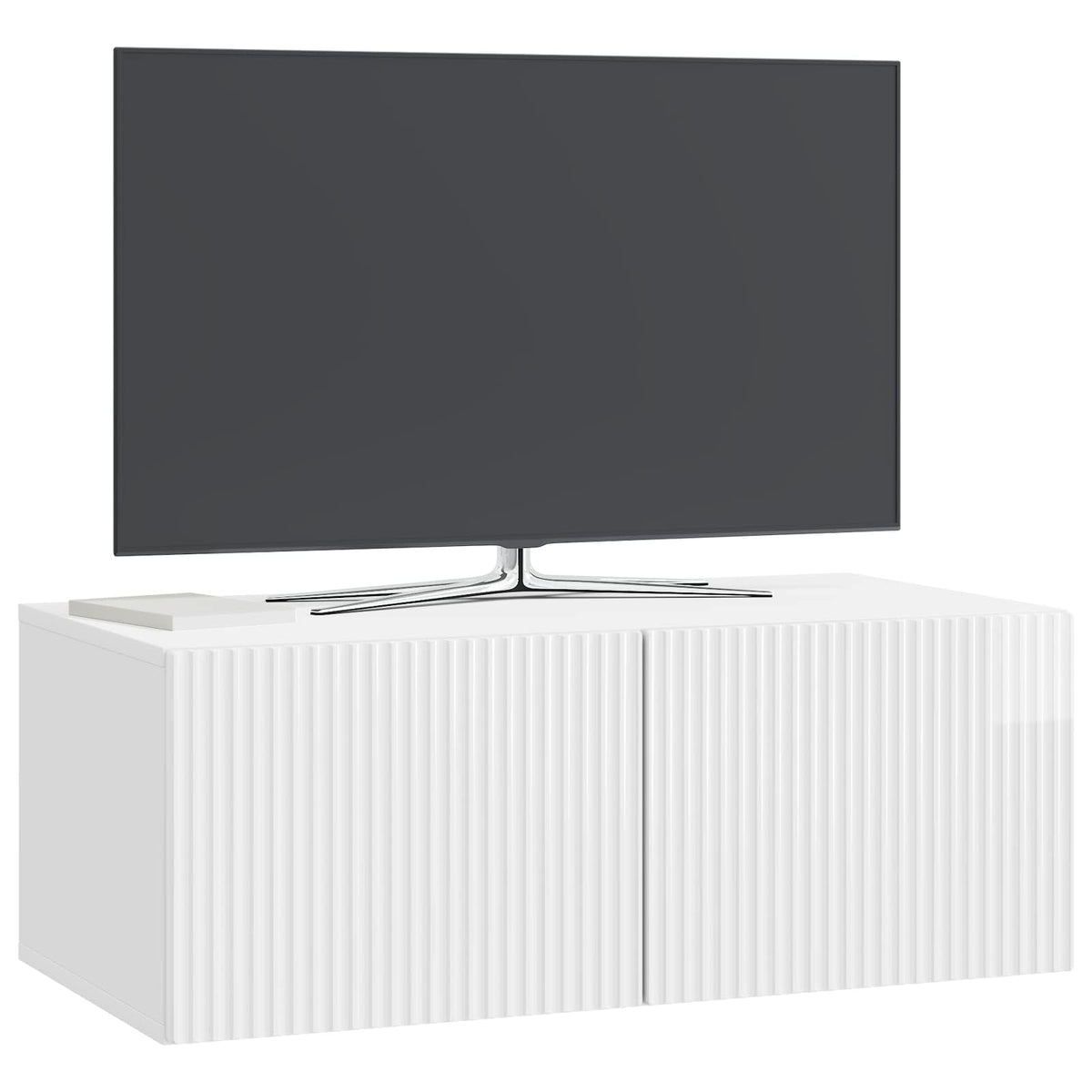 TV ormar za zid Zidne Bijela visokog sjaja 78,5 x 41 x 30 cm