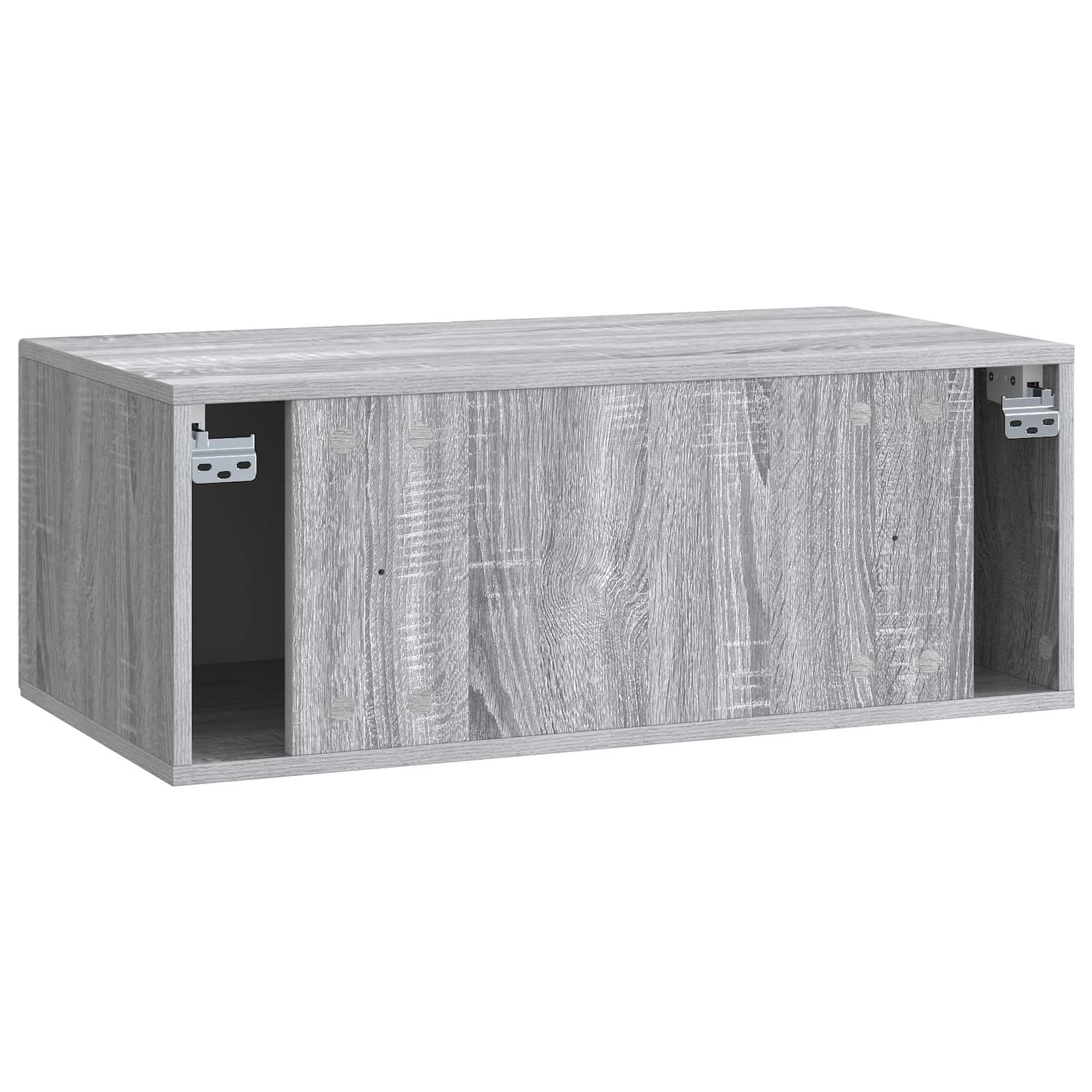 TV ormar za zid Siva sonoma 78,5 x 41 x 30 cm Konstruirano drvo