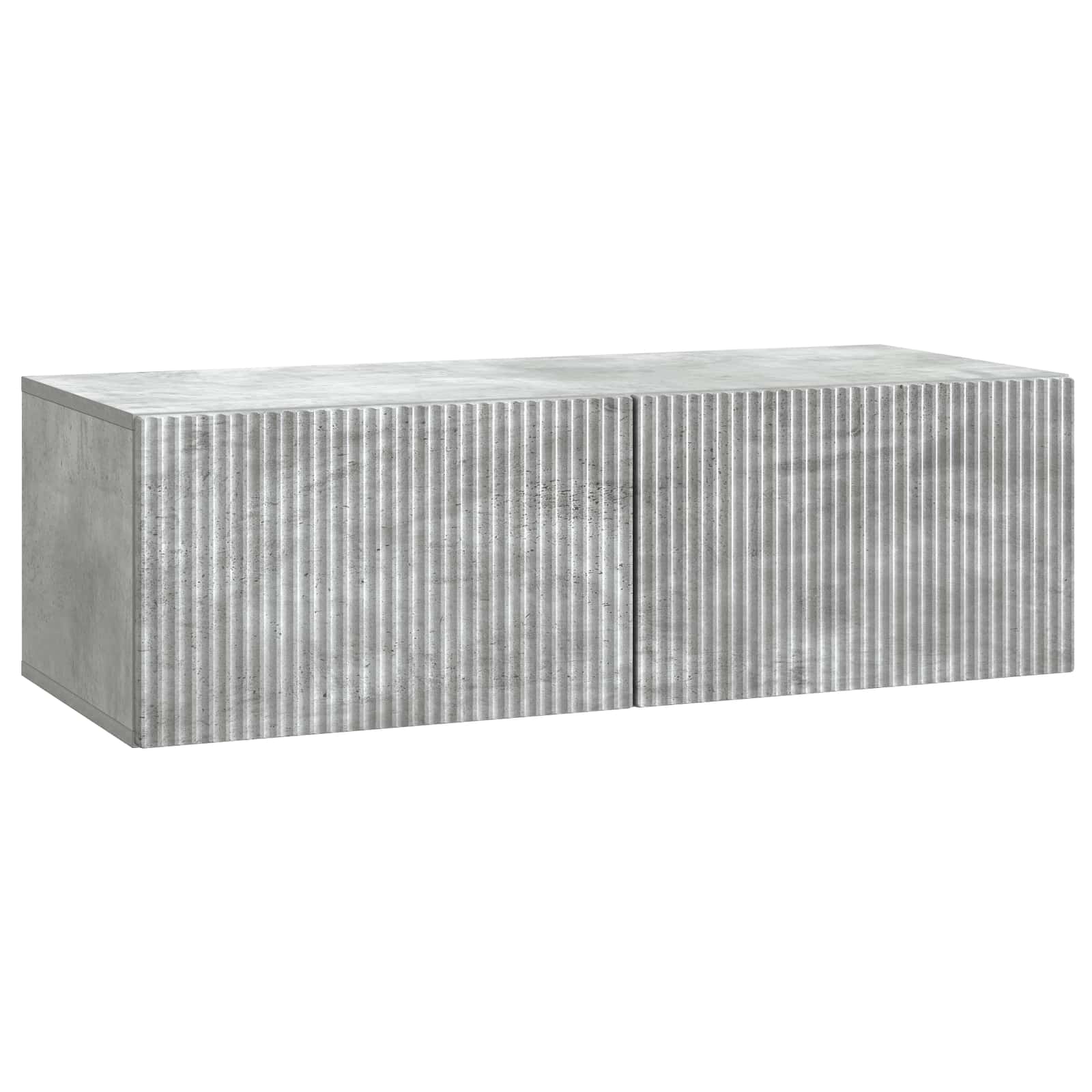 TV ormar za zid Betonska siva 98 x 41 x 30 cm Konstruirano drvo