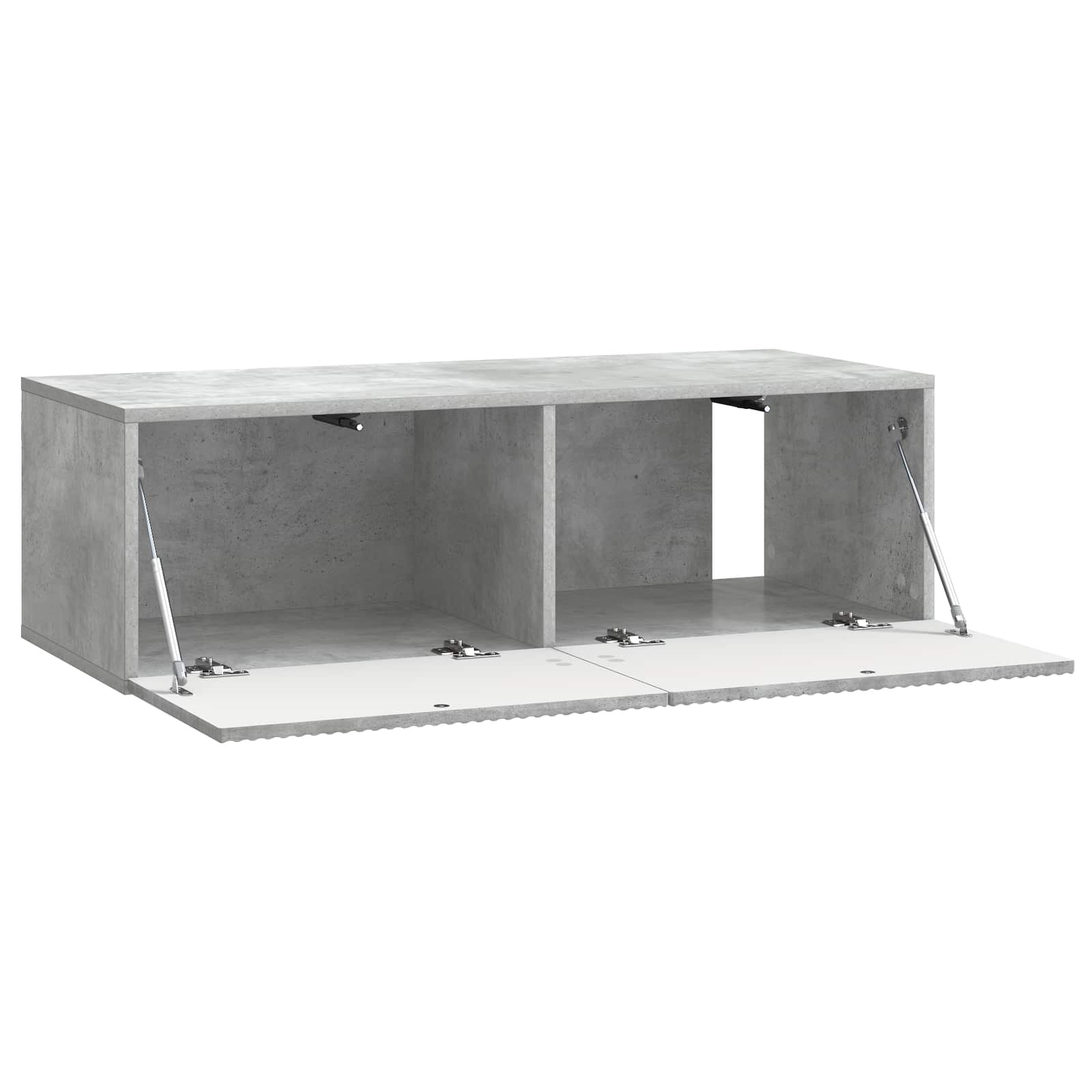 TV ormar za zid Betonska siva 98 x 41 x 30 cm Konstruirano drvo