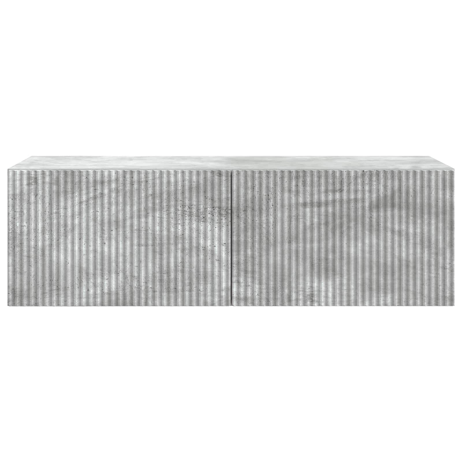 TV ormar za zid Betonska siva 98 x 41 x 30 cm Konstruirano drvo