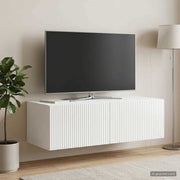 TV ormar za zid 98 x 41 x 30 cm Bijela visokog sjaja