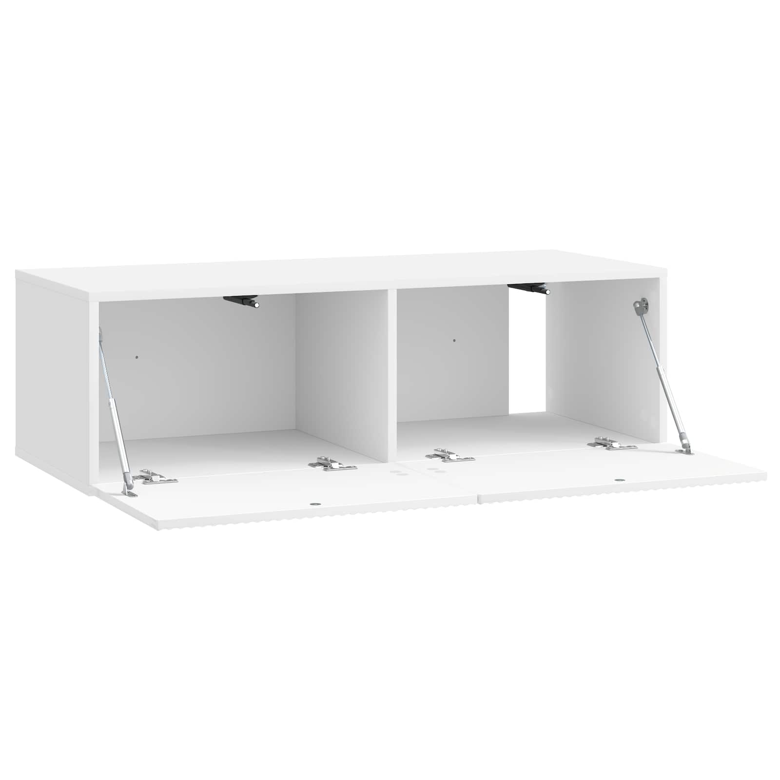 TV ormar za zid Zidne Bijela visokog sjaja 98 x 41 x 30 cm