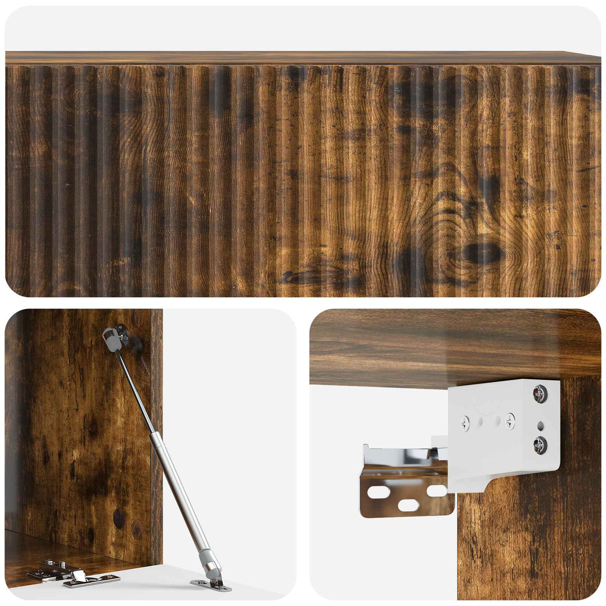 TV ormar za zid Zidne Dimljeni hrast 98 x 41 x 30 cm