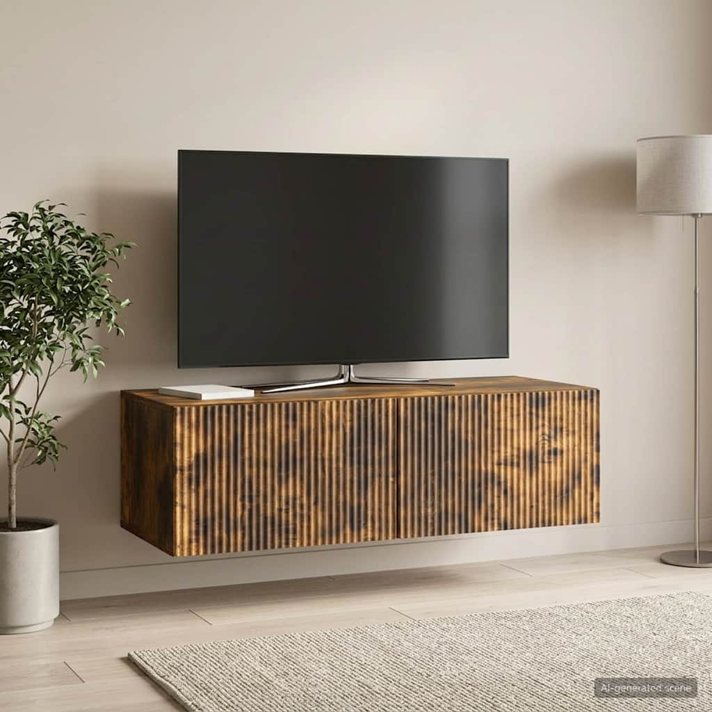 TV ormar za zid Zidne Dimljeni hrast 98 x 41 x 30 cm