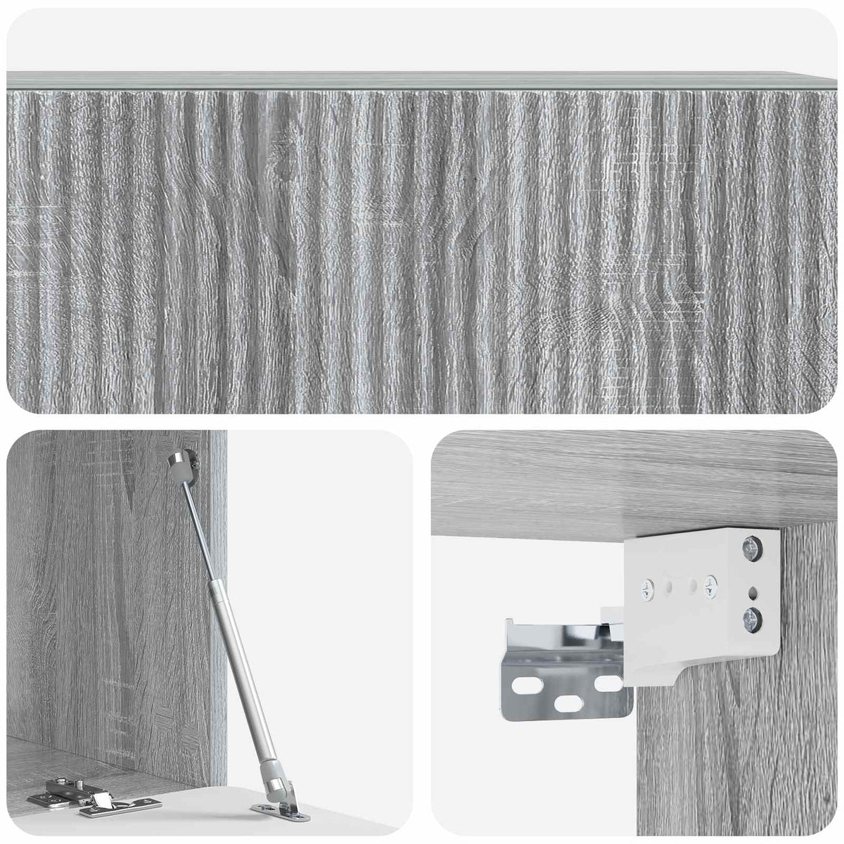TV ormar za zid Siva sonoma 98 x 41 x 30 cm Konstruirano drvo