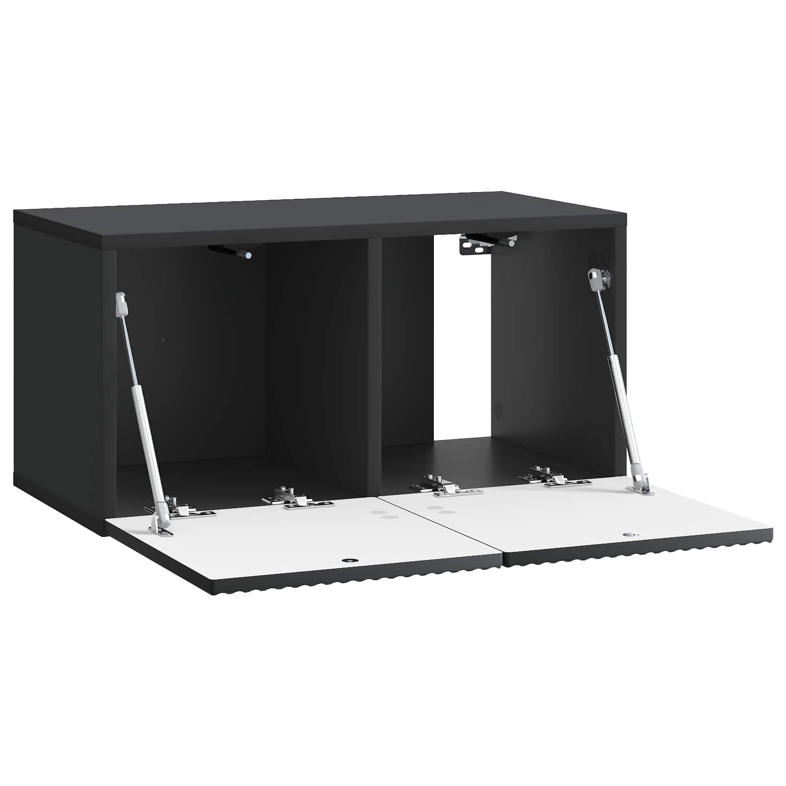 TV ormar za zid Zidne Crna 59,5 x 31 x 30 cm Konstruirano drvo