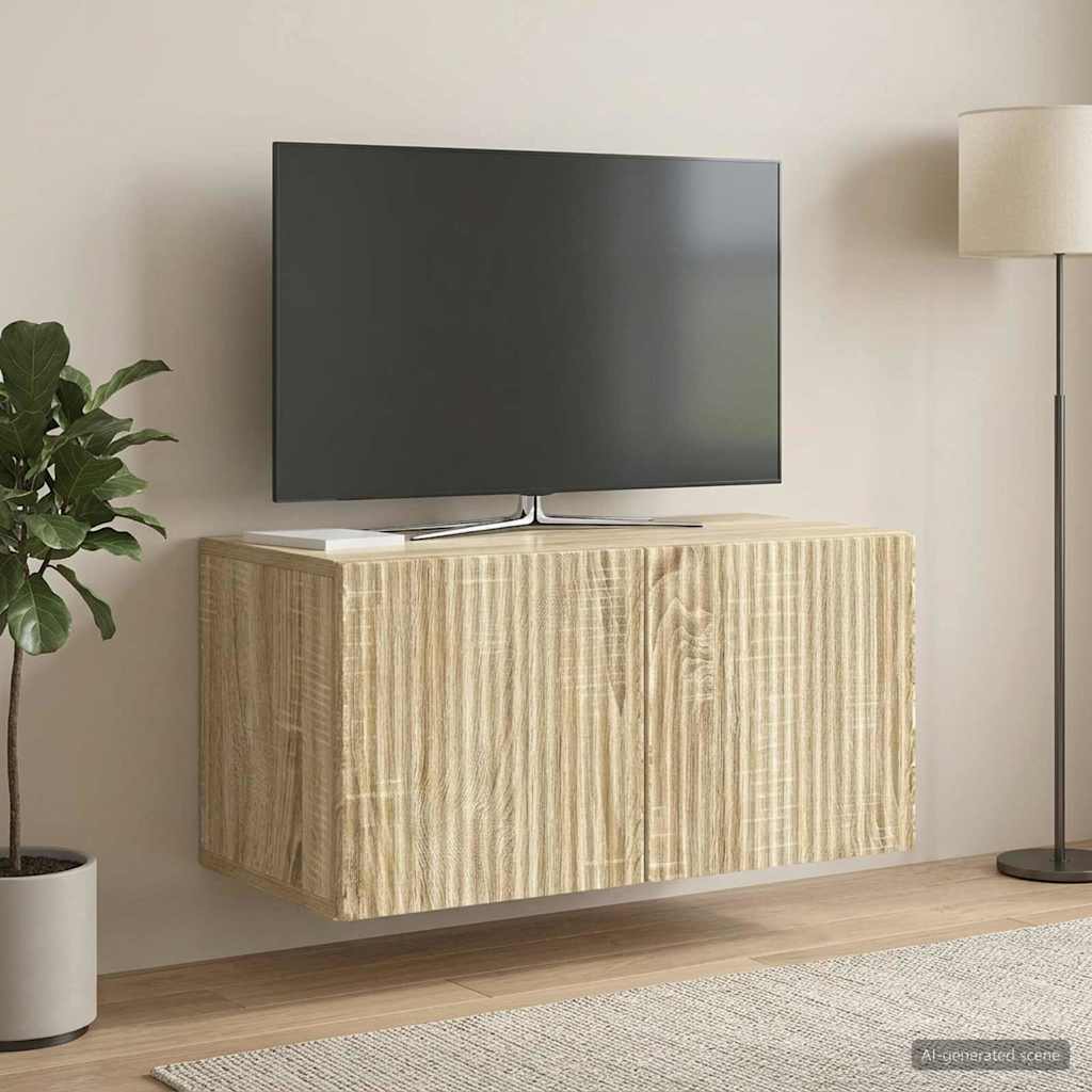 TV ormar za zid Zidne Hrast sonoma 59,5 x 31 x 30 cm