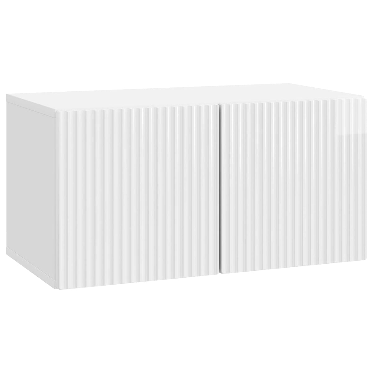 TV ormar za zid Zidne Bijela visokog sjaja 59,5 x 31 x 30 cm