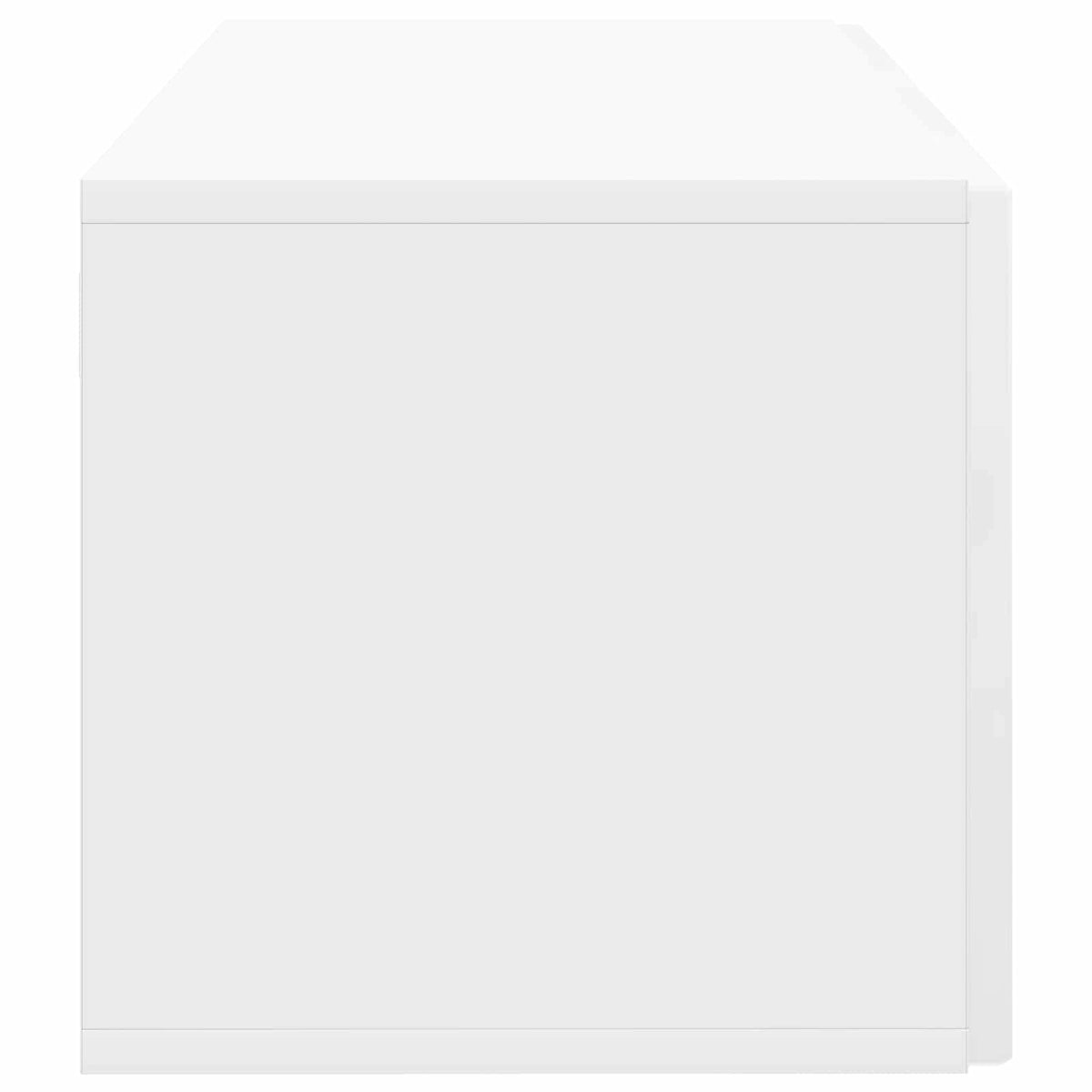 TV ormar za zid 59,5 x 31 x 30 cm Bijela visokog sjaja