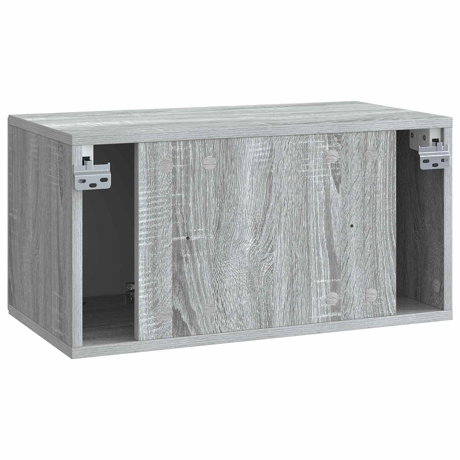 TV ormar za zid Siva sonoma 59,5 x 31 x 30 cm Konstruirano drvo