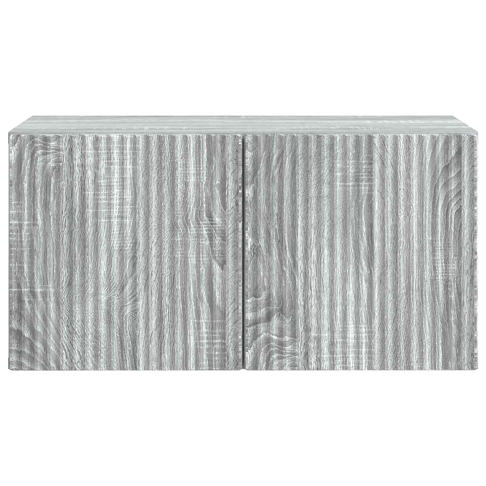TV ormar za zid Siva sonoma 59,5 x 31 x 30 cm Konstruirano drvo