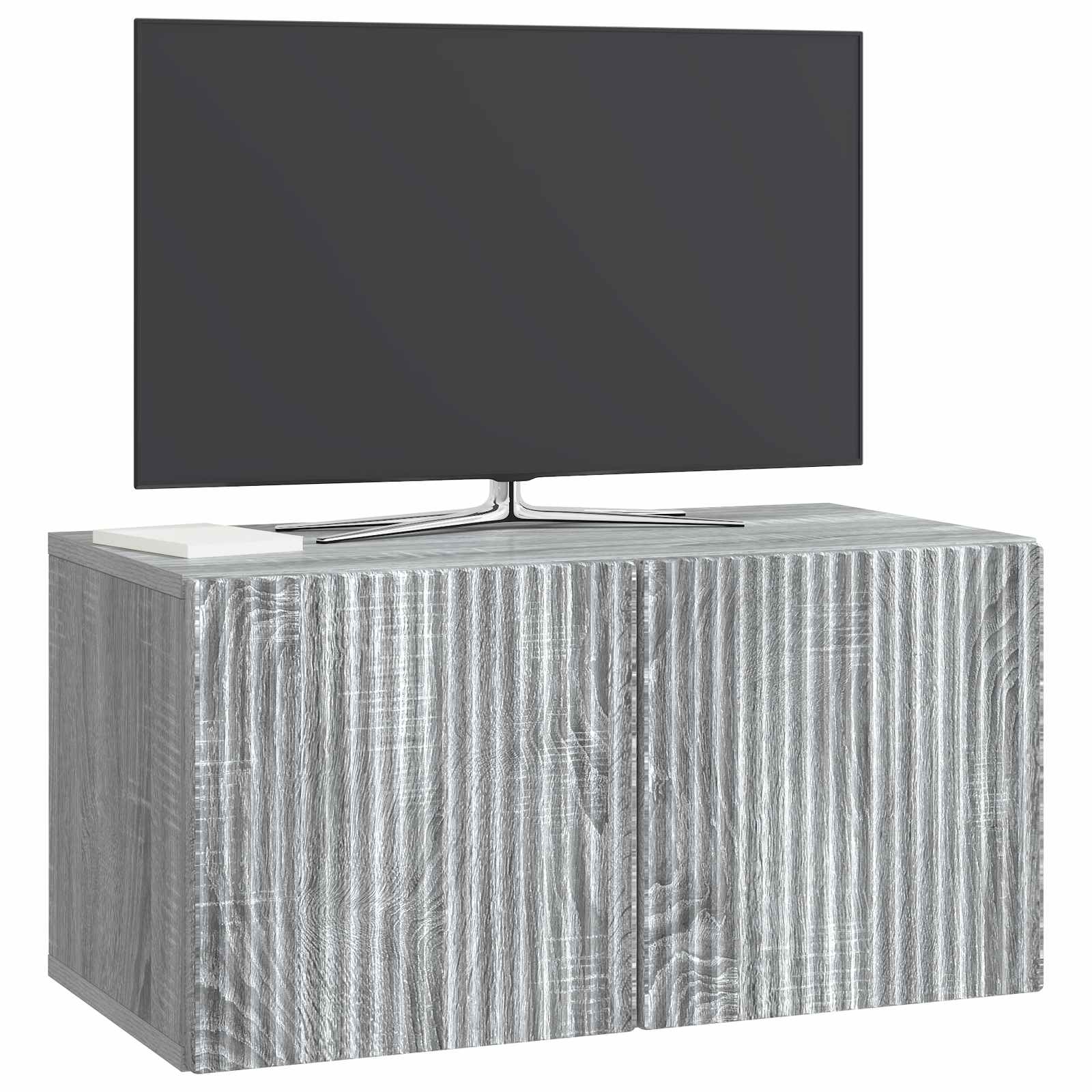 TV ormar za zid Siva sonoma 59,5 x 31 x 30 cm Konstruirano drvo