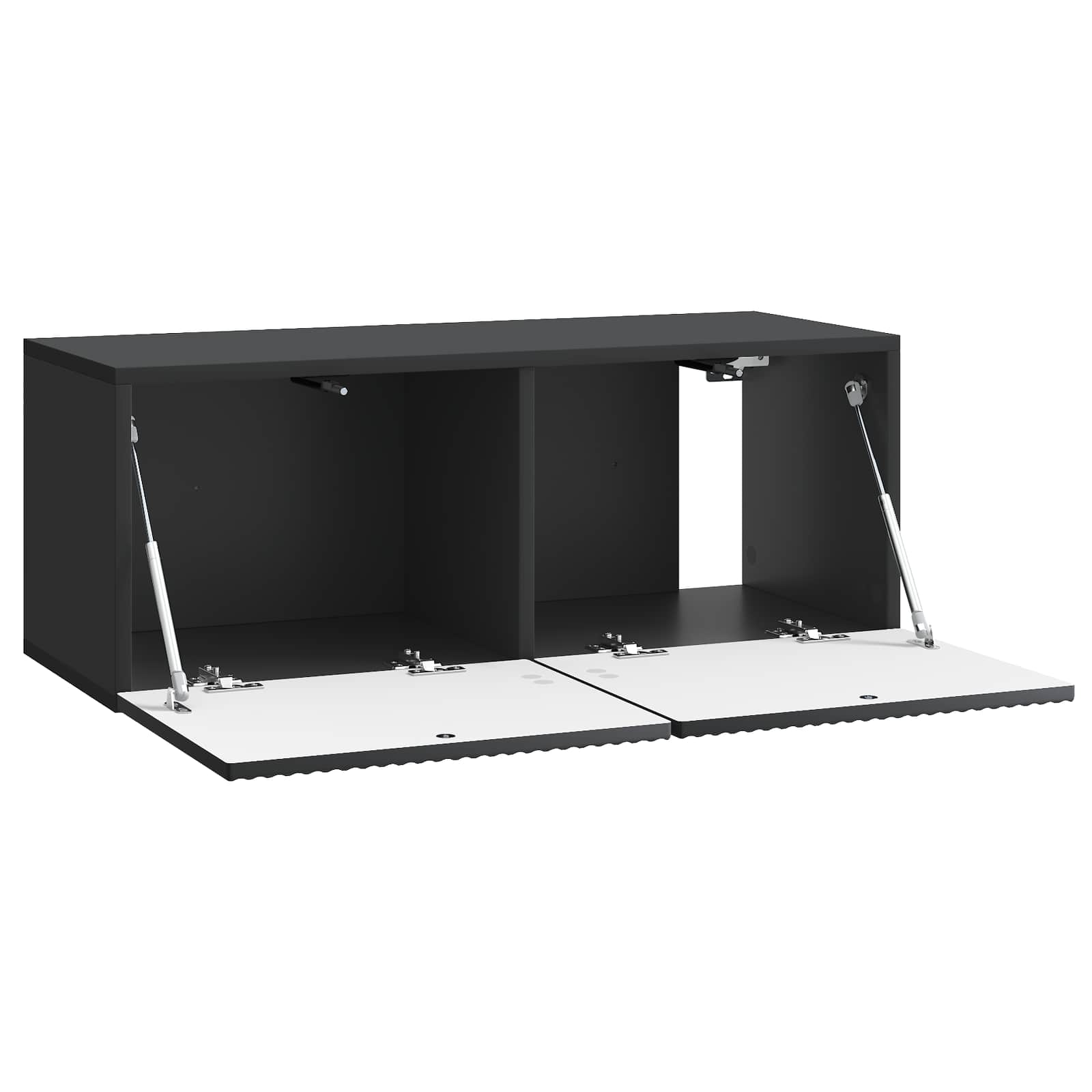 TV ormar za zid Zidne Crna 78,5 x 31 x 30 cm Konstruirano drvo
