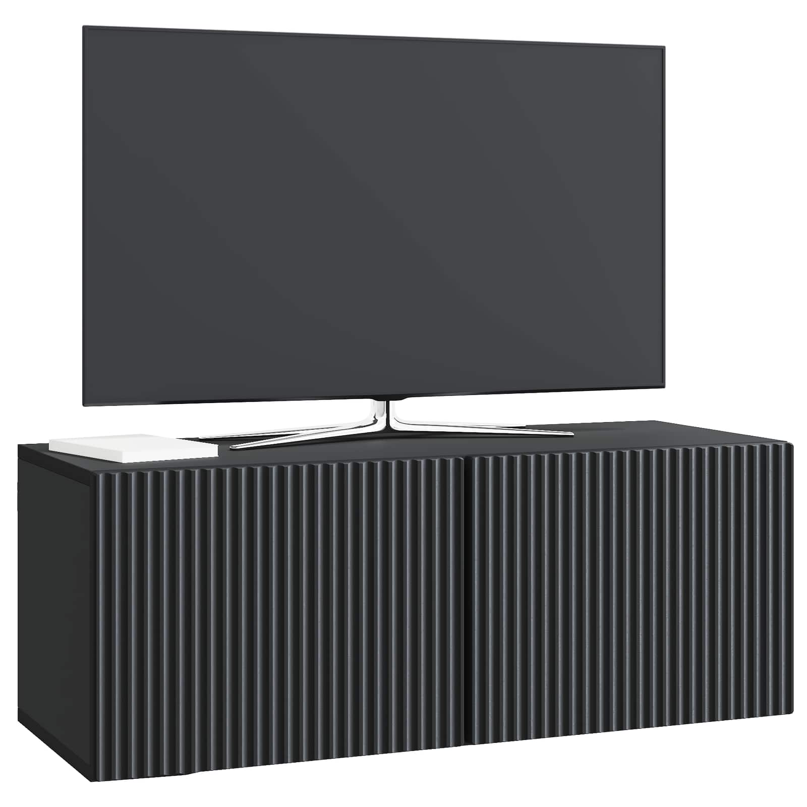 TV ormar za zid Zidne Crna 78,5 x 31 x 30 cm Konstruirano drvo