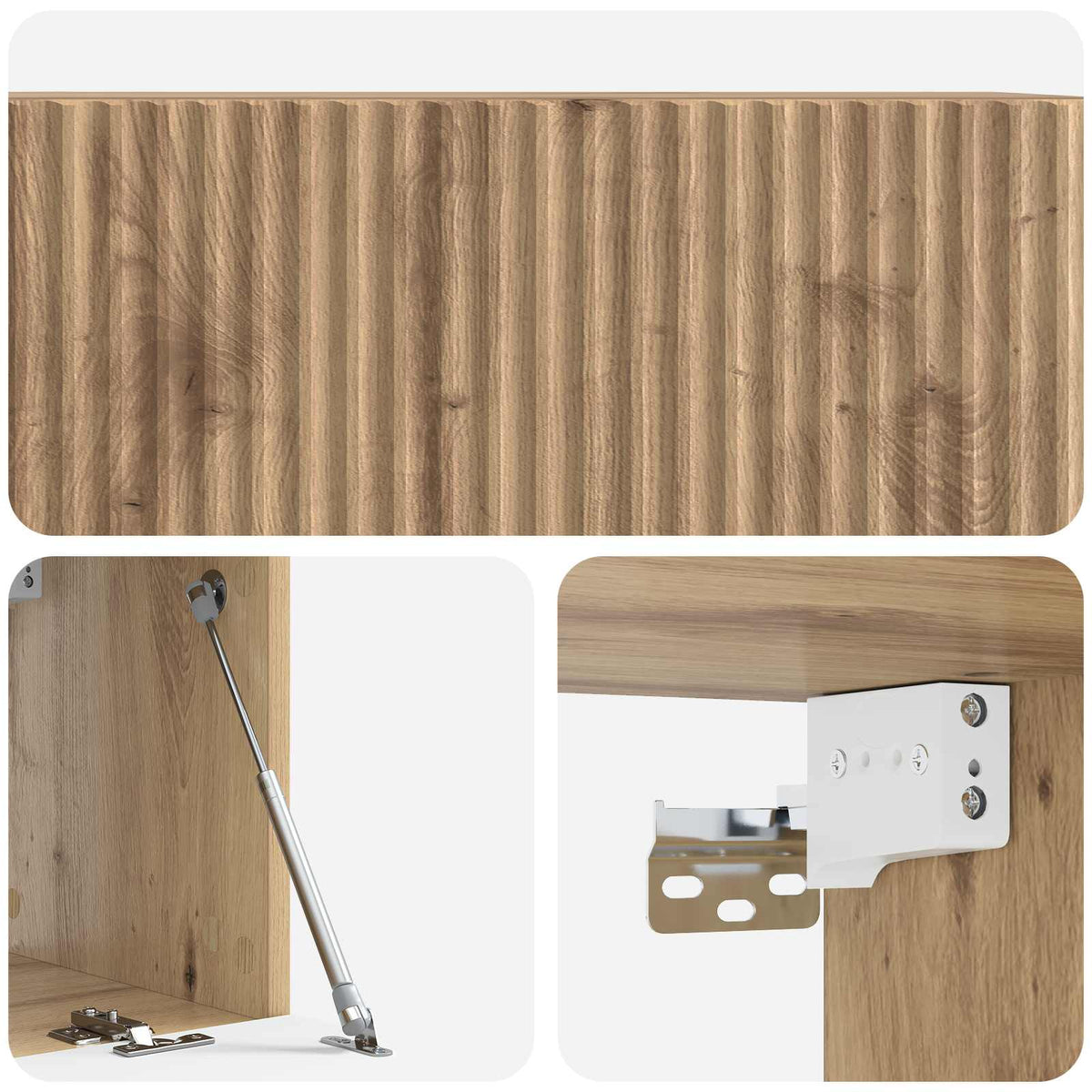 TV ormar za zid 78,5 x 31 x 30 cm Hrast artisan