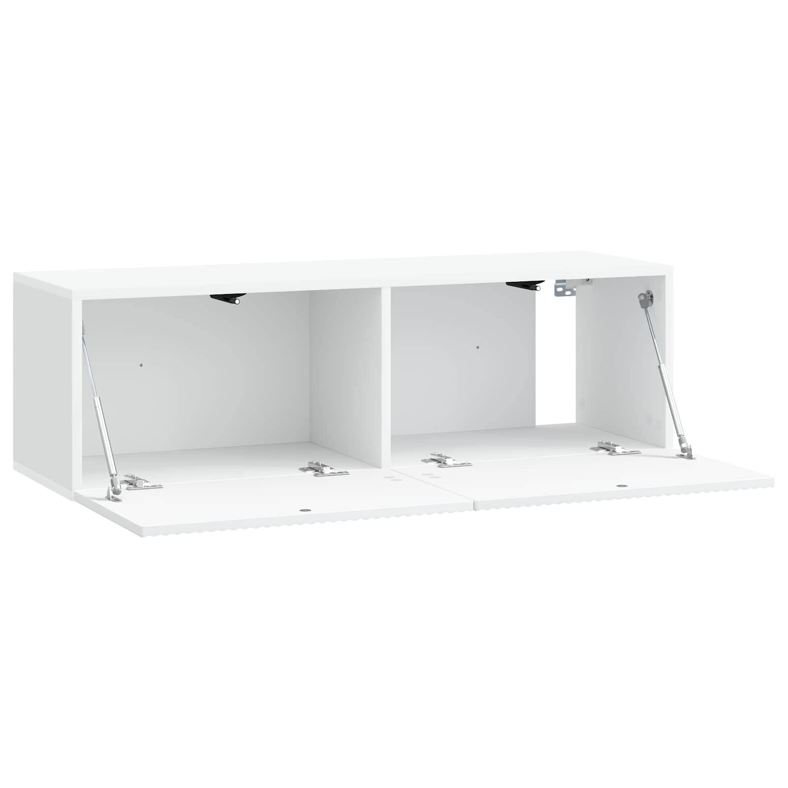 TV ormar za zid Zidne Bijela 98 x 31 x 30 cm Konstruirano drvo