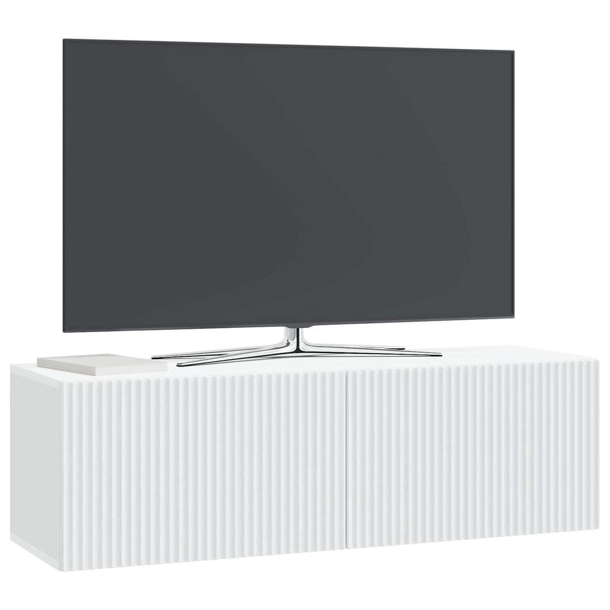 TV ormar za zid Zidne Bijela 98 x 31 x 30 cm Konstruirano drvo
