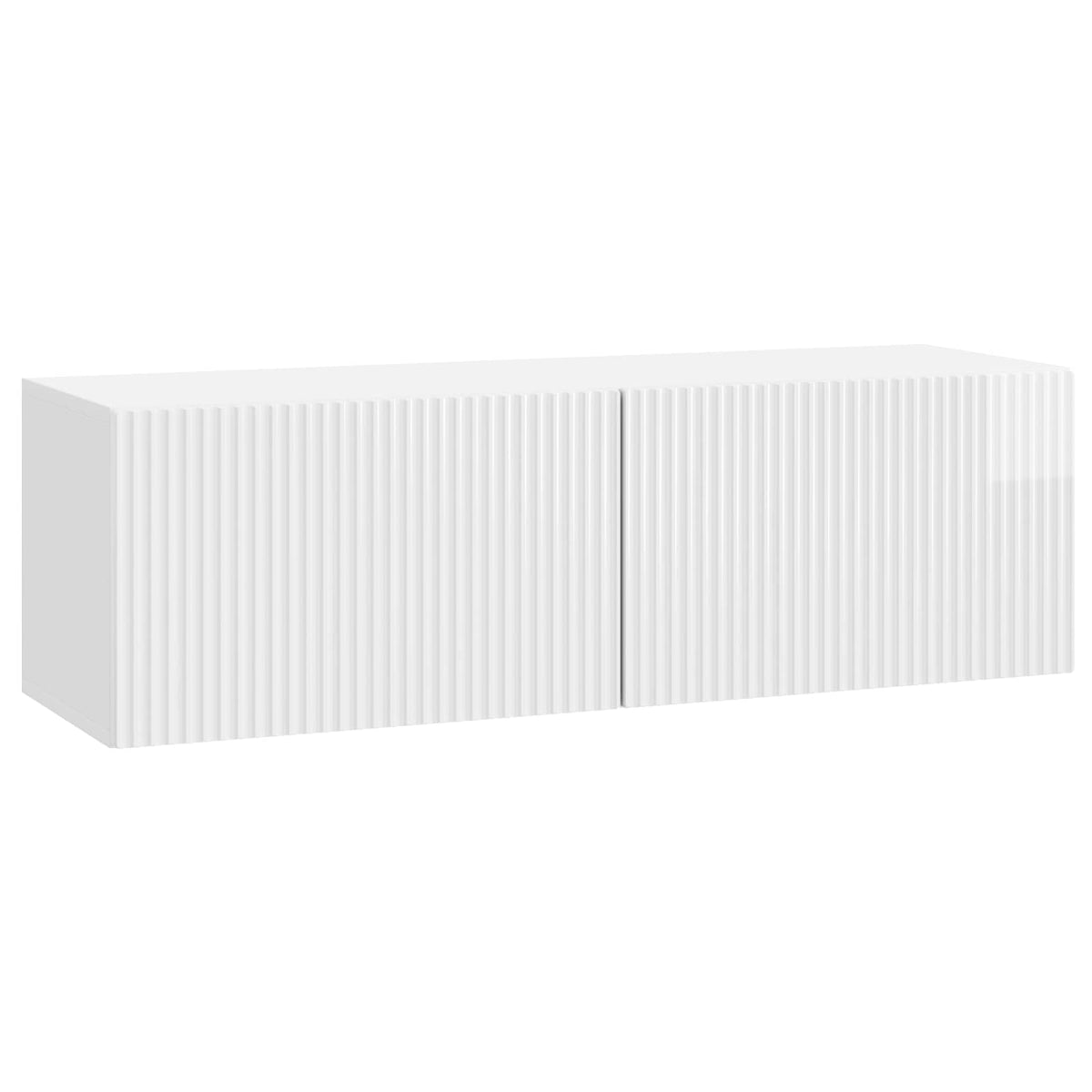 TV ormar za zid Zidne Bijela visokog sjaja 98 x 31 x 30 cm