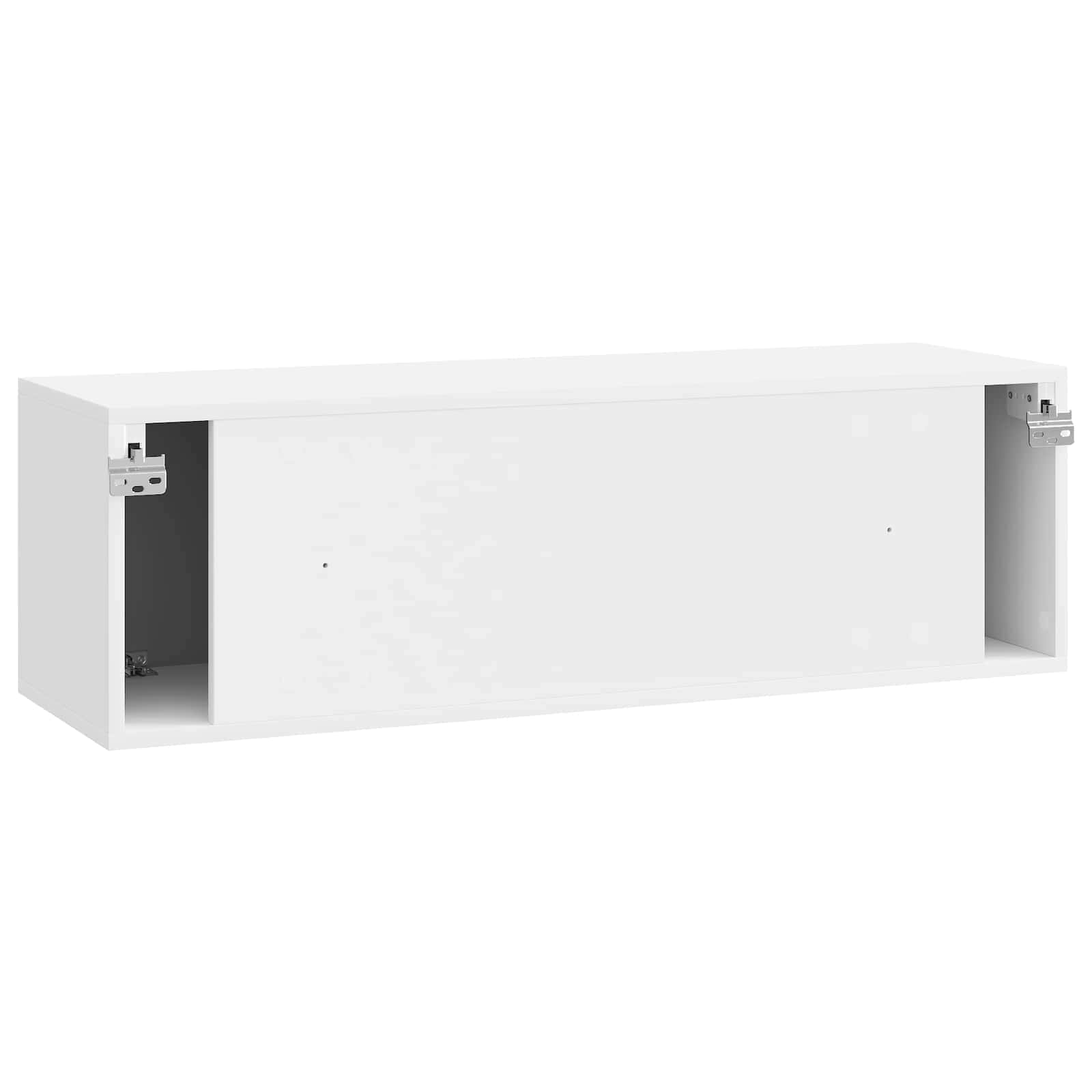TV ormar za zid Zidne Bijela visokog sjaja 98 x 31 x 30 cm