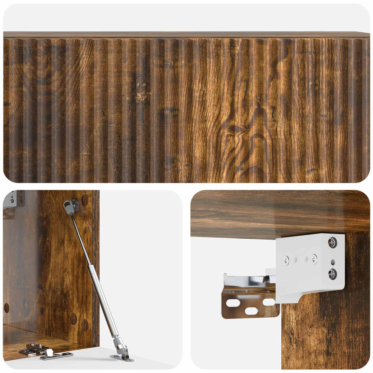 TV ormar za zid 98 x 31 x 30 cm Dimljeni hrast