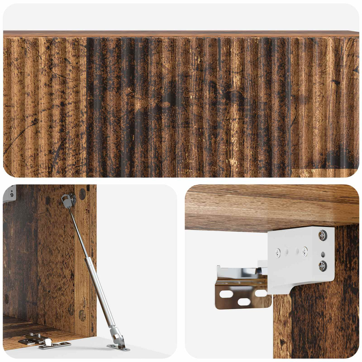 TV ormar za zid 98 x 31 x 30 cm Staro drvo Konstruirano drvo