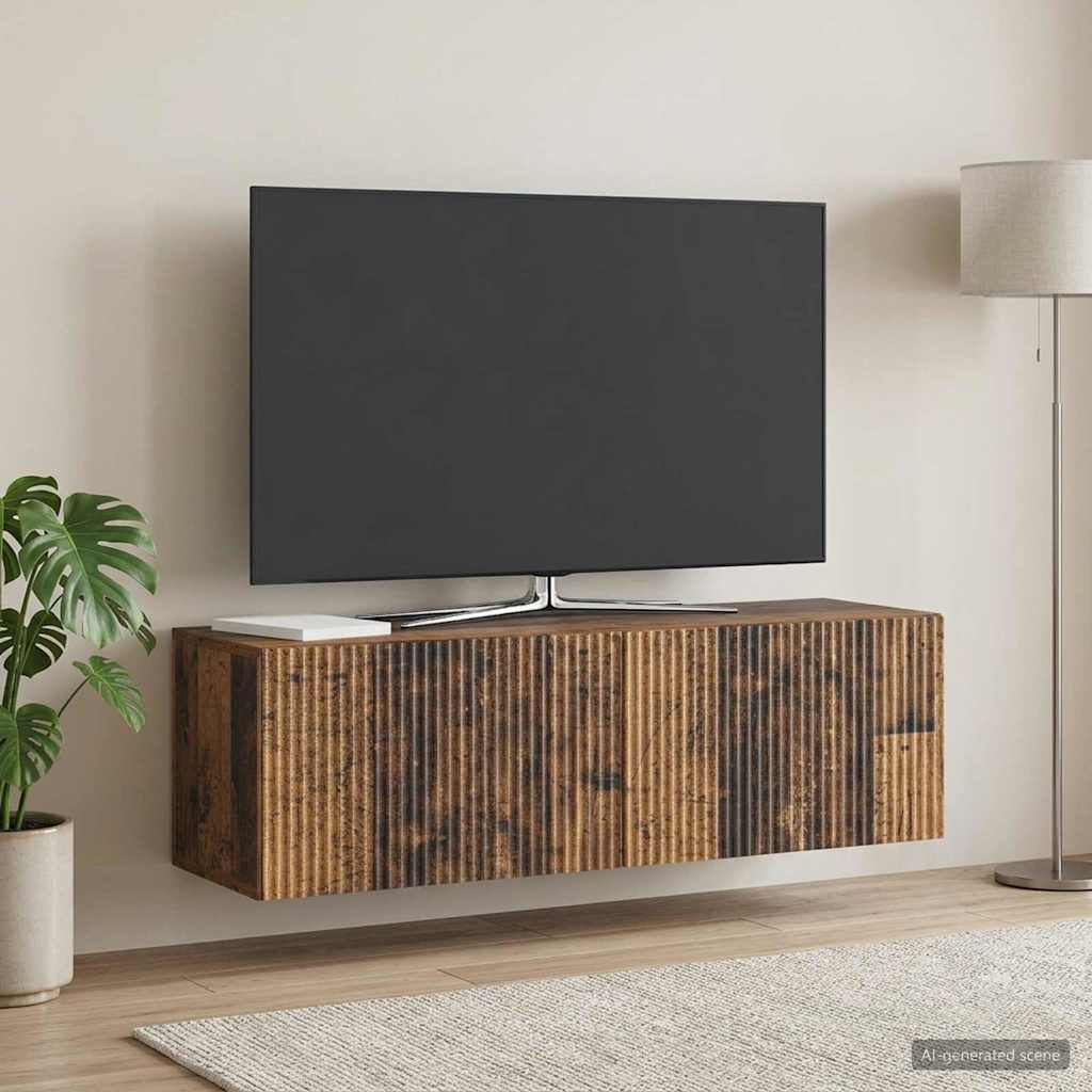 TV ormar za zid Staro drvo 98 x 31 x 30 cm Konstruirano drvo