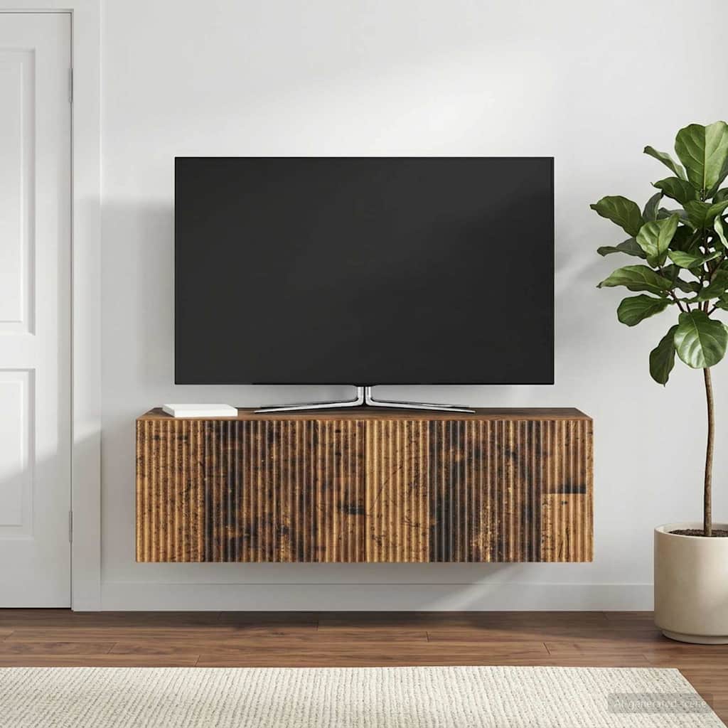TV ormar za zid Staro drvo 98 x 31 x 30 cm Konstruirano drvo