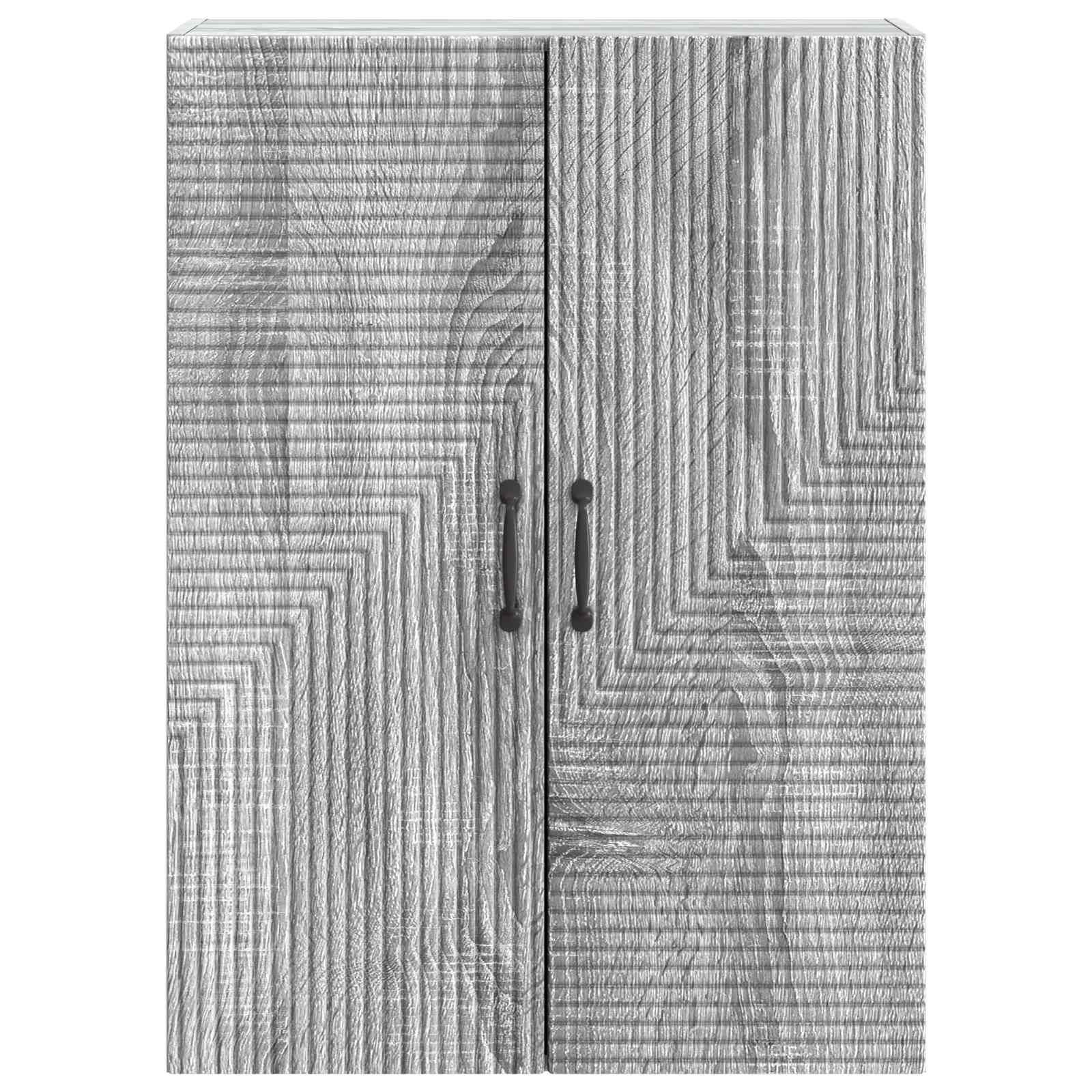 Ormar za montažu na zid Siva Sonoma 66 x 34,5 x 90 cm