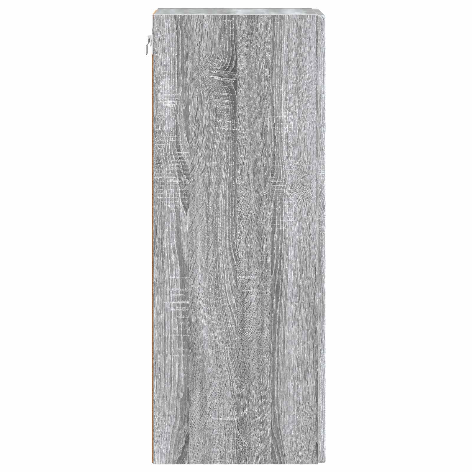 Ormar za montažu na zid Siva Sonoma 33 x 34,5 x 90 cm