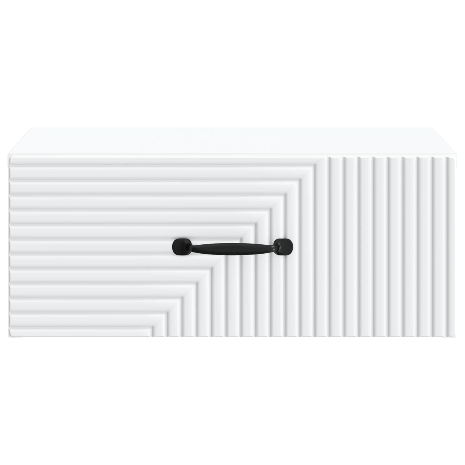 Noćni ormarić za montažu na zid 2 pcs Bijela 49 x 34,5 x 20 cm