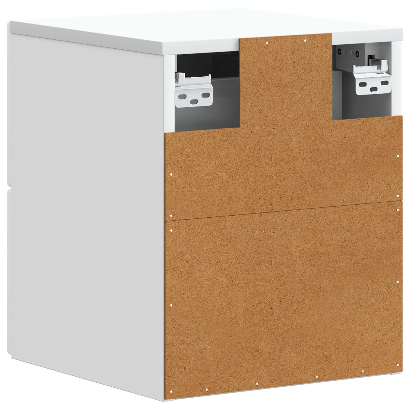 Noćni ormarić za montažu na zid Zidne Bijela 34,5 x 33 x 40 cm