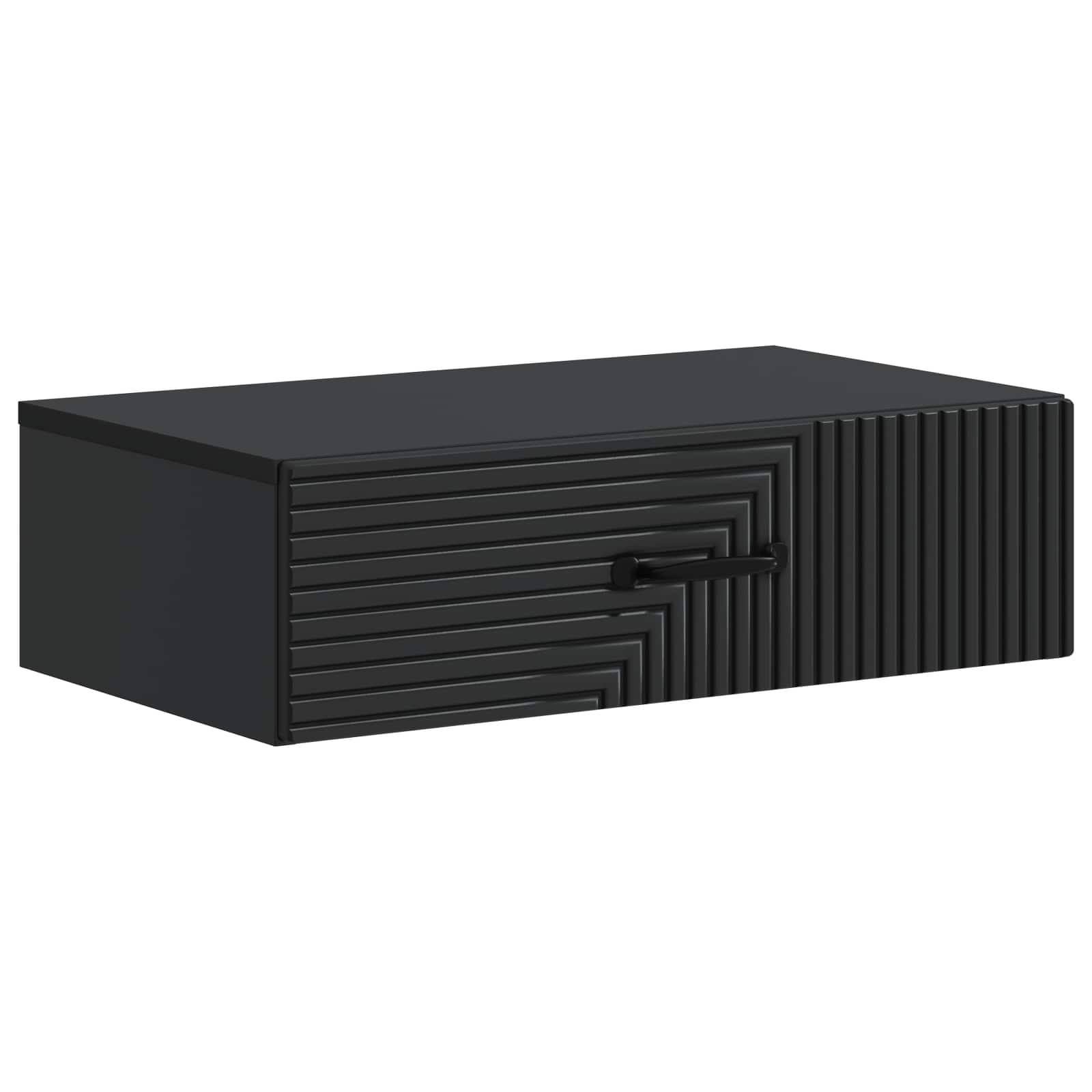 Stolna montirana na zid Crna 59 x 34,5 x 17 cm