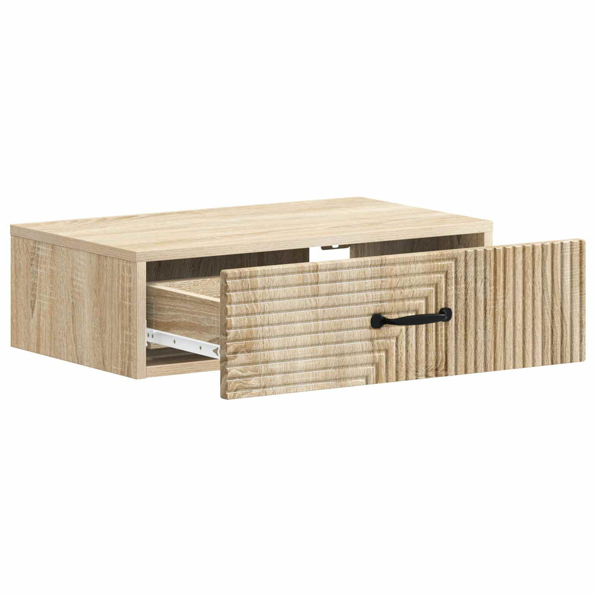 Stolna montirana na zid Hrast sonoma 59 x 34,5 x 17 cm