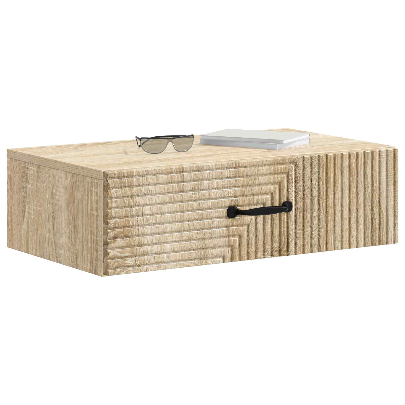 Stolna montirana na zid Hrast sonoma 59 x 34,5 x 17 cm