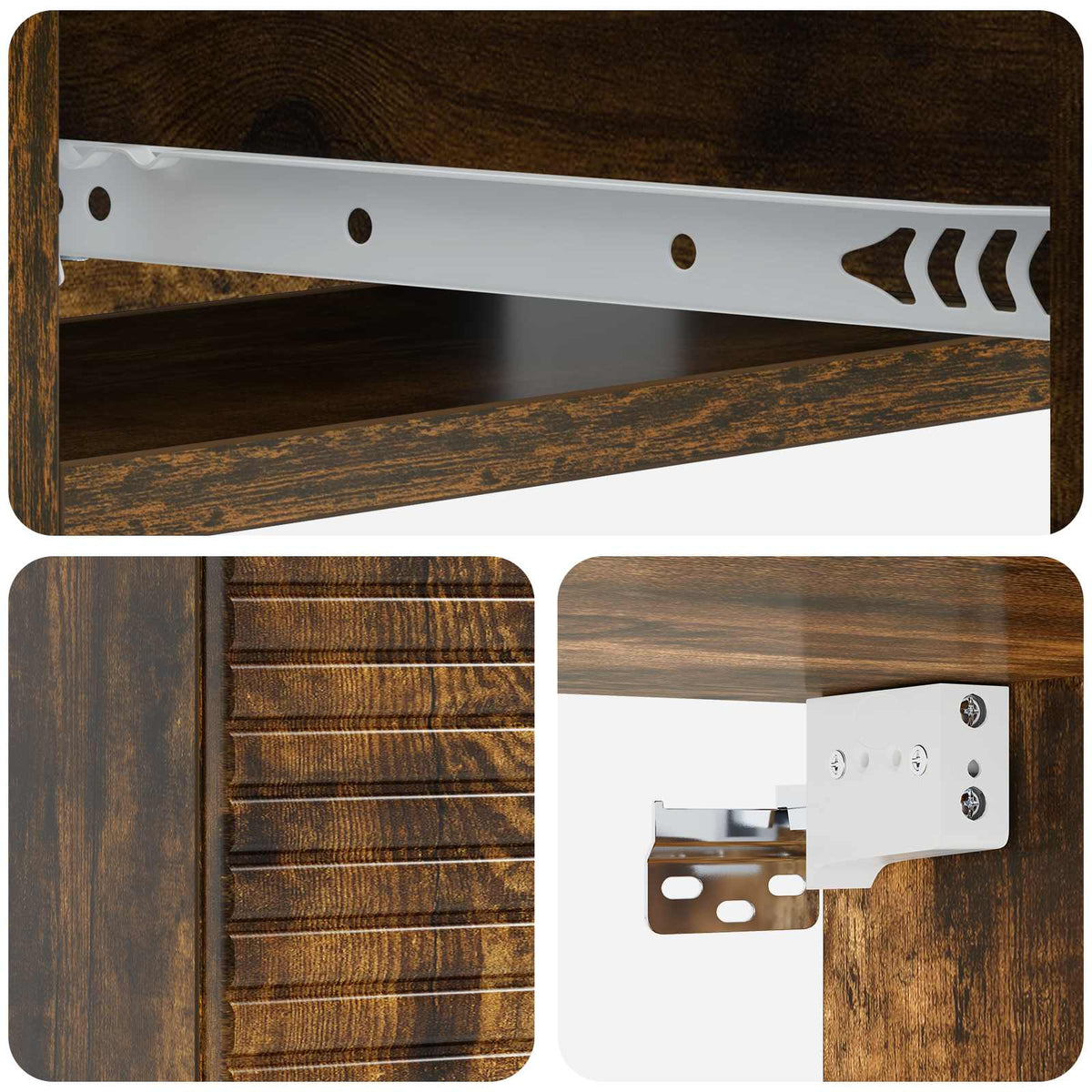 Stolna montirana na zid 59 x 34,5 x 17 cm Konstruirano drvo