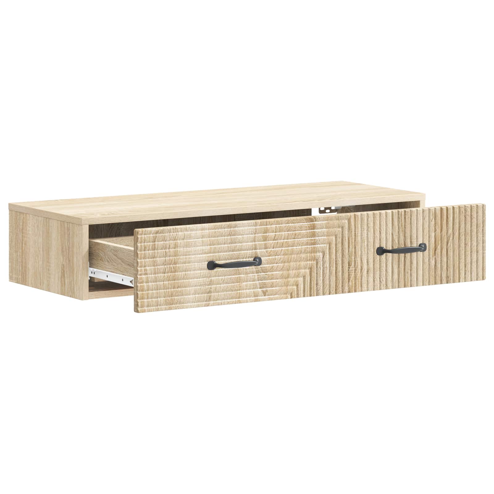 Stolna montirana na zid Hrast sonoma 87,5 x 34,5 x 17 cm